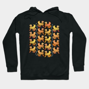 Cute Illustrated Sphinx Pattern Hoodie